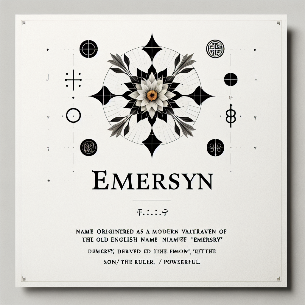 Emersyn name of day image