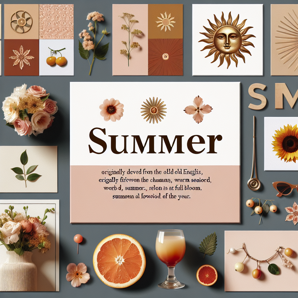 Summer name of day image